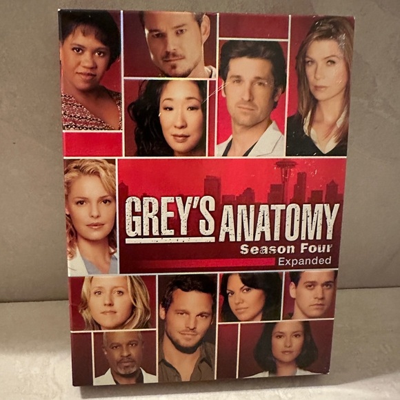 Grey's Anatomy Other - Grey's Anatomy - Season Four 4 Expanded (DVD, 2008, 5-Disc Set)